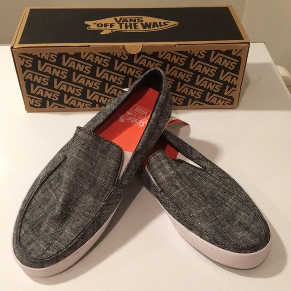 Vans surf siders slip ons Clearance